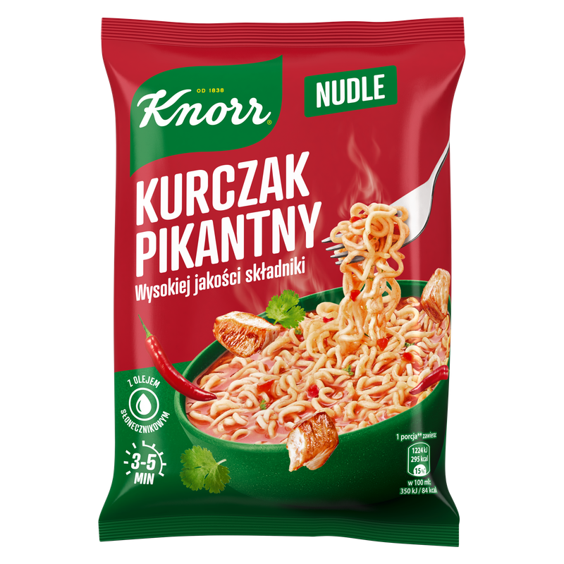 KNORR Nudle Kurczak Pikanty 63g